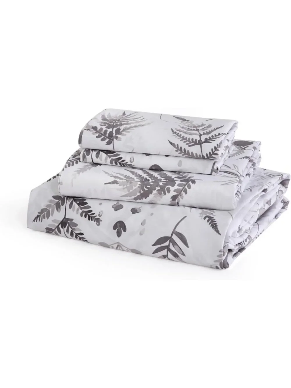 Full Size 100% Cotton Printed Sheet Set - Soft 300TC Sateen Bedding